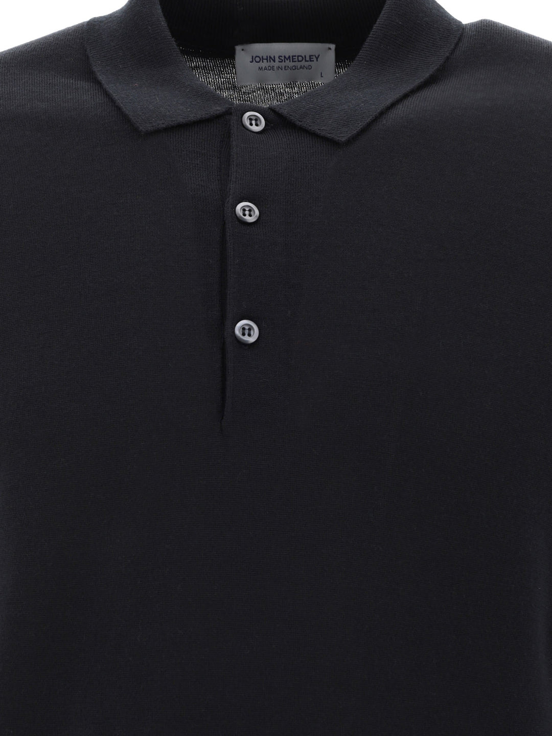 John Smedley Belper Polo shirts - Black | baa2a785de9e783d526db112a8a03571f7aeb1b4