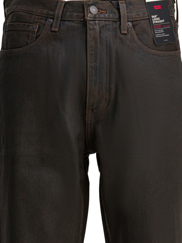 Levi'S 568 Loose Straight Jeans - Brown | 01b2417866b8e93d3502d6bcec3bba38ca338cb3