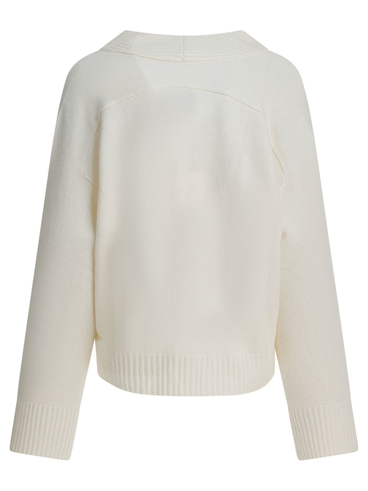 Loulou De Saison Kaia Lds Knitwear - White | 612c5c7496547c50cee41b627c9941006a356a4b