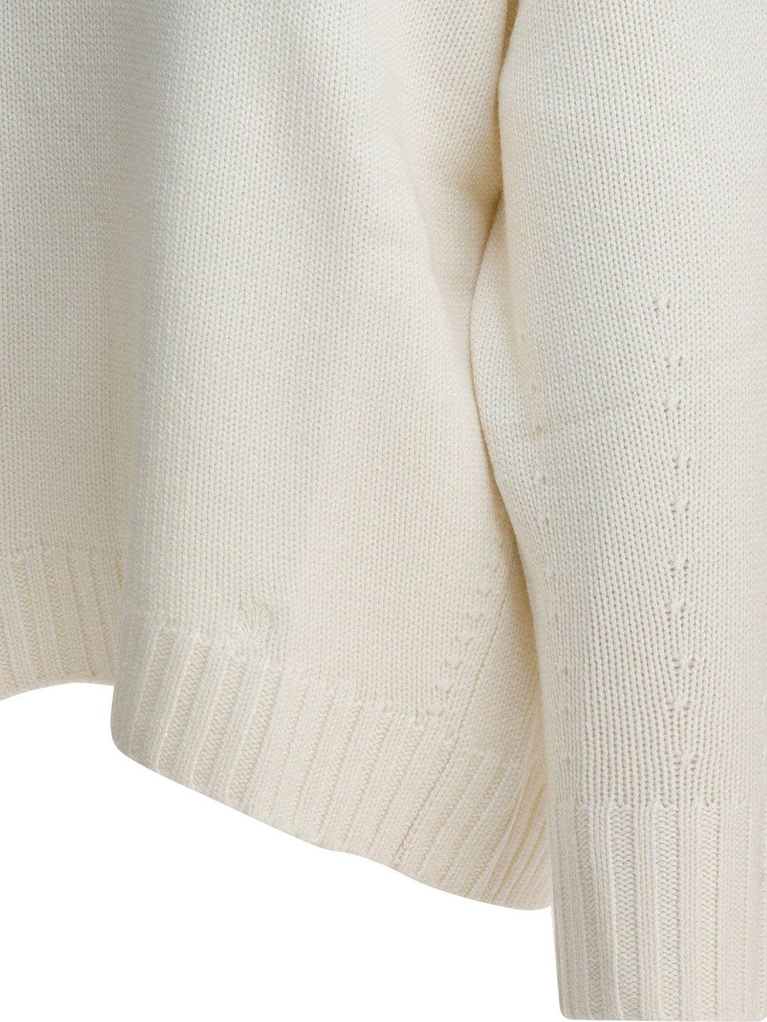 Loulou De Saison Tino Knitwear - White | 4d547caff0090c2151acd68ce2c080d7257175e5