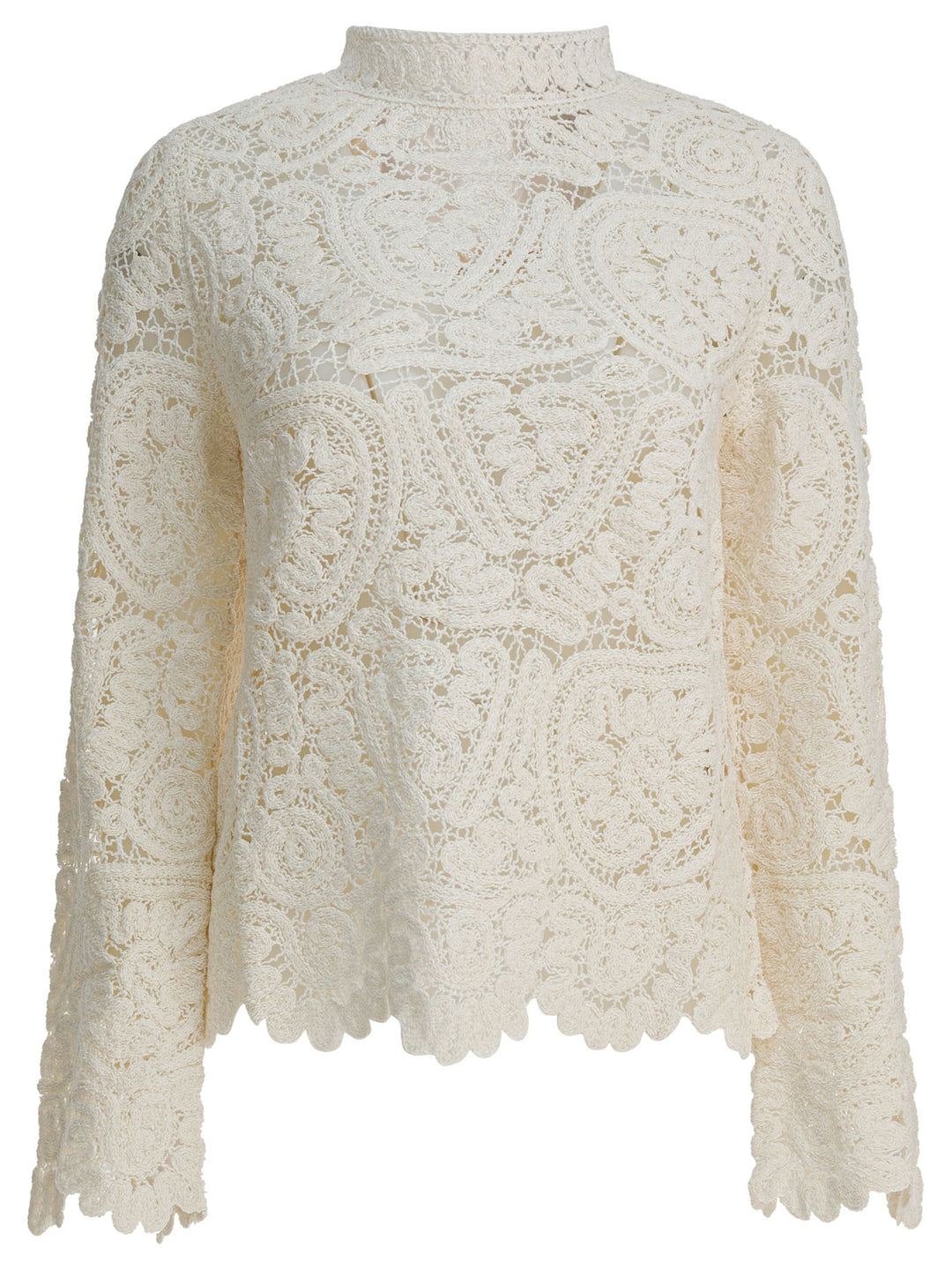 Loulou De Saison Wade Knitwear - White | 08d355cfa277cbfb3da14426f18962175ce929ea
