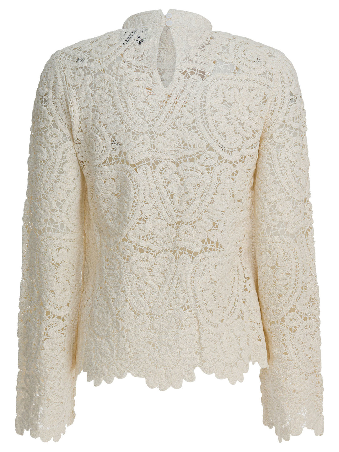 Loulou De Saison Wade Knitwear - White | d2716cc4154613834be59521ce682008f86ac96b