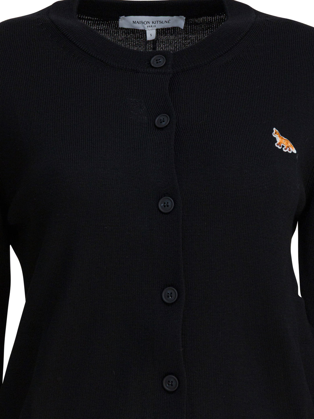 Maison Kitsuné Baby Fox Knitwear - Black | a0a77036641c937dceb0f3a90ffb2d38536ae302