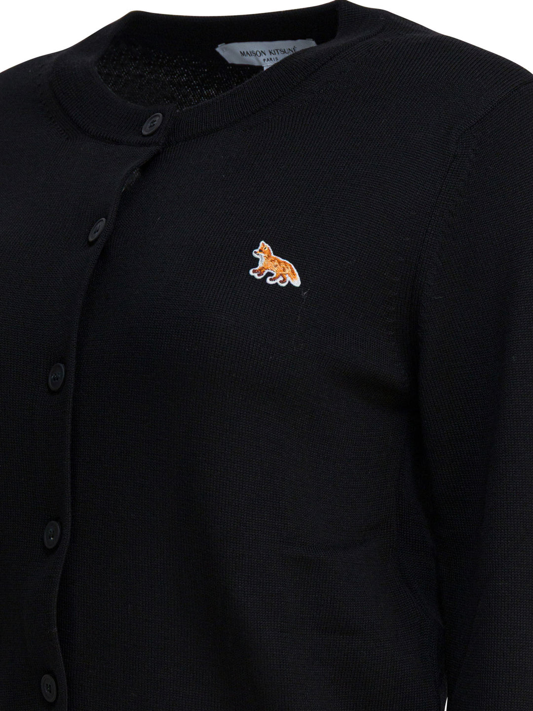 Maison Kitsuné Baby Fox Knitwear - Black | 42d7572dc01affb331e4bbe7632f222a0c02a35f