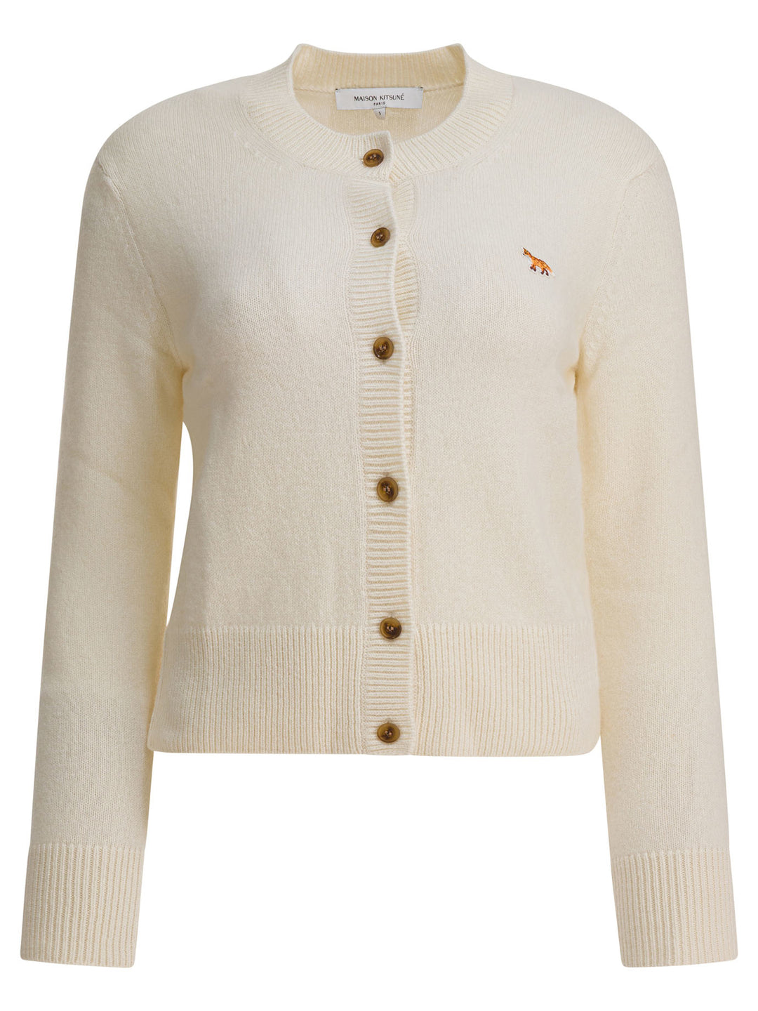 Maison Kitsuné Baby Fox Knitwear - Beige | 1c3a569110057a3f478480369de29904a4c26de6