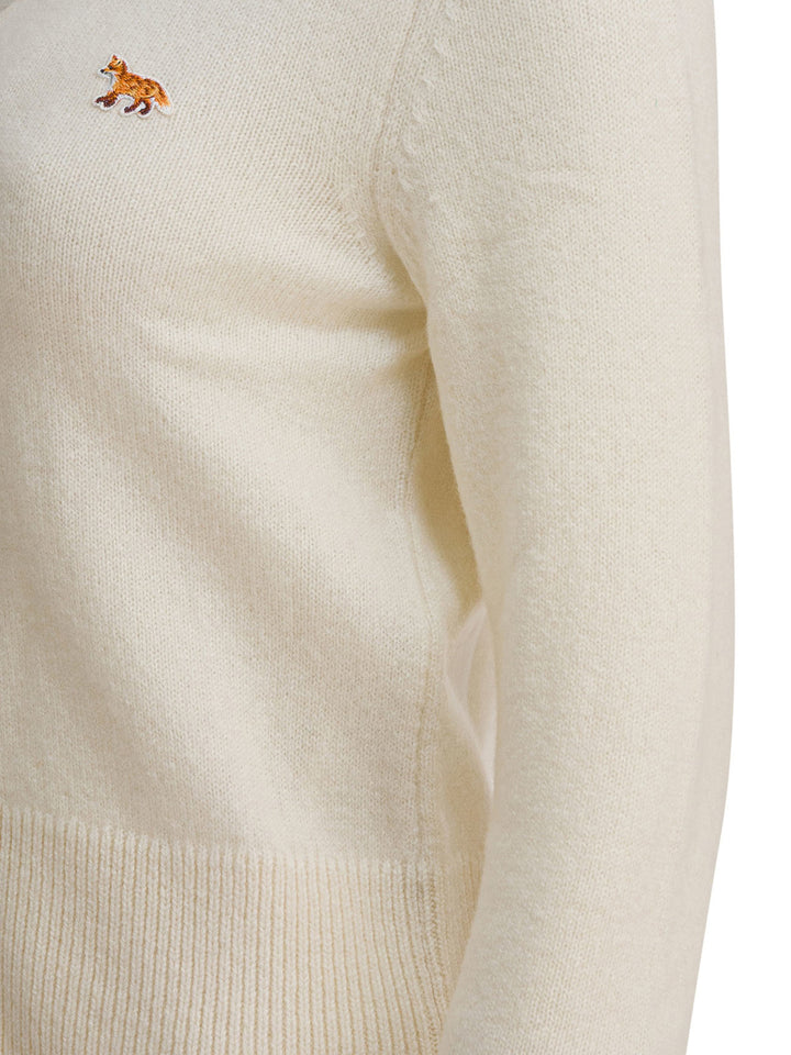 Maison Kitsuné Baby Fox Knitwear - Beige | 9ca4dc5408ade8f92acd41129269e2d40d809d6f