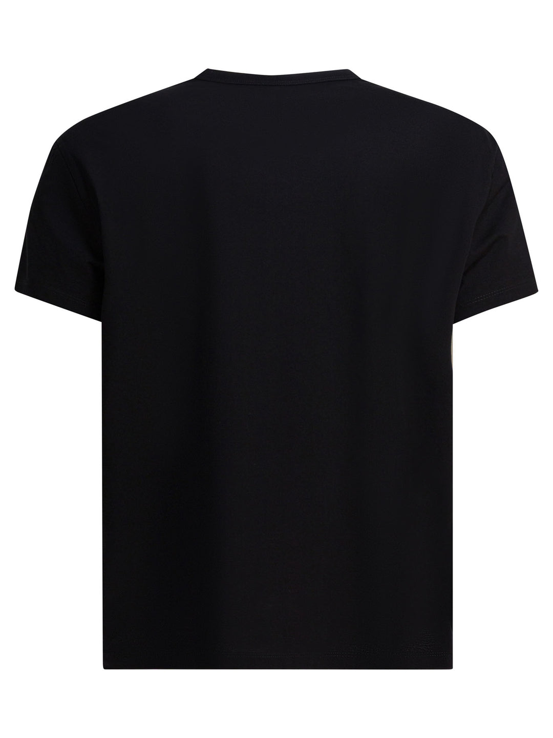 Maison Margiela T-Shirt With Logo T-shirts - Black | 736ab2462ed4342672074771c0af4b52648a4080
