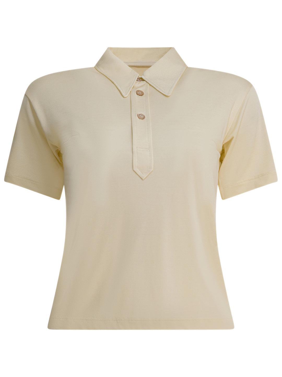 Maison Margiela Viscose Polo Shirt Polo shirts - Beige | 78a35e0ce7551d377ed1bb9c467dc732fdbb7ad5