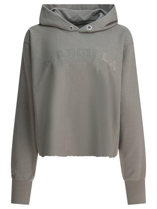 Cotton Hoodie Sweatshirts Grey