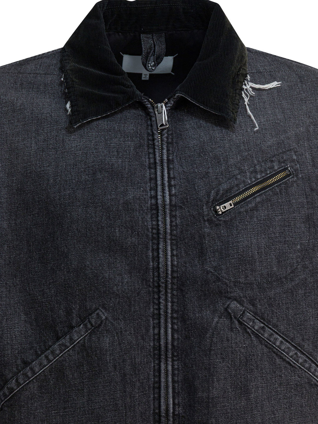 Maison Margiela Denim Jacket Jackets and Coats - Black | 67d0e57331411253526ee92362cb1cac37eb2c6b