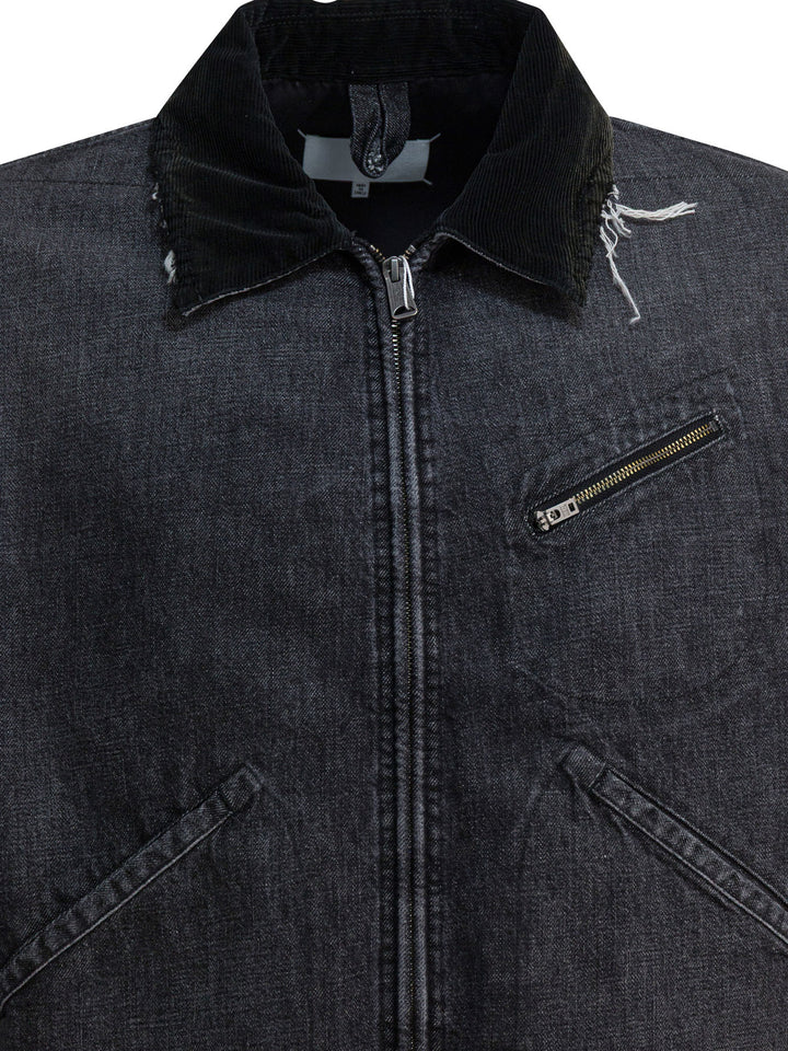 Maison Margiela Denim Jacket Jackets and Coats - Black | 67d0e57331411253526ee92362cb1cac37eb2c6b