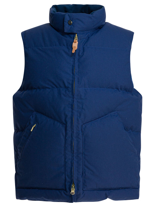 Goose Down Vest Jackets And Coats Blue