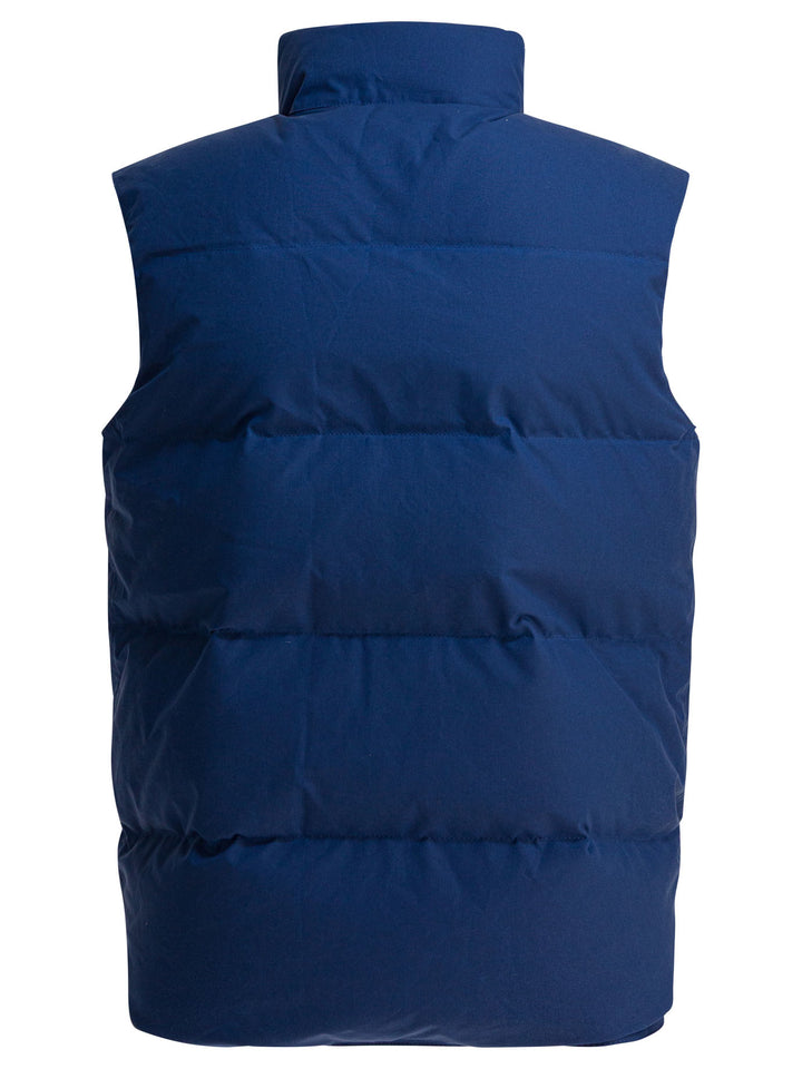 Manifattura Ceccarelli Goose Down Vest Jackets and Coats - Blue | f731a93eac26cf11e1b29fdc8081b73603cabb62