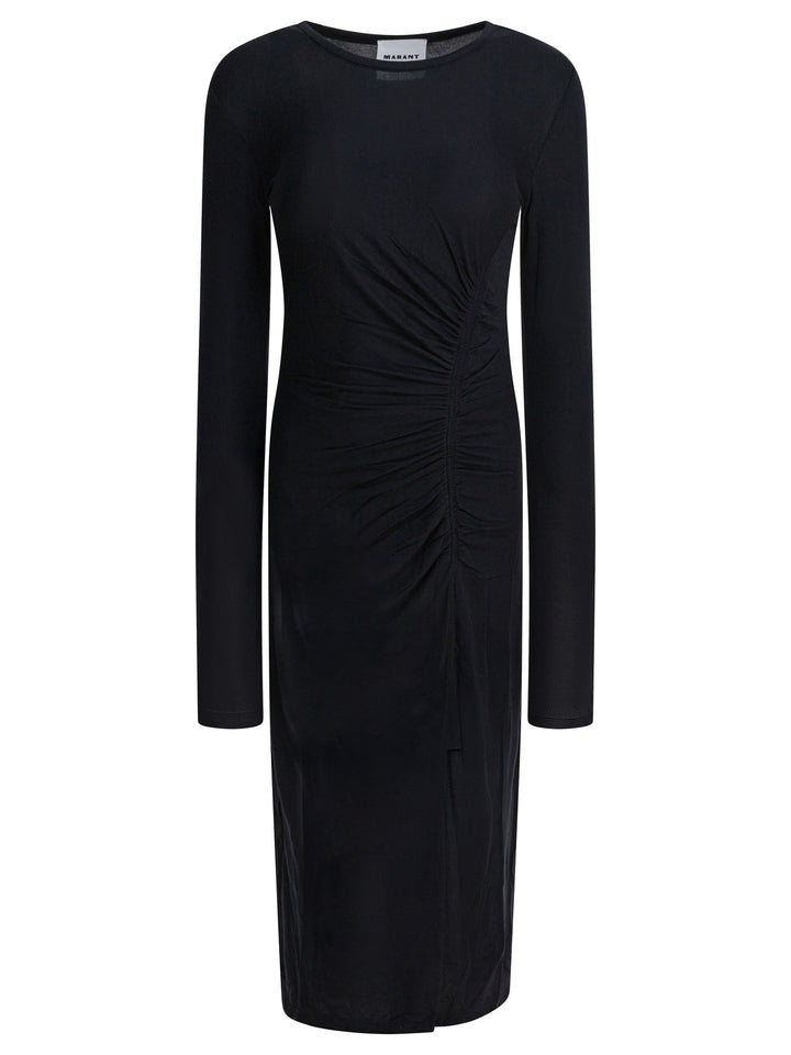 Marant ÉToile Jelina Dresses - Black | 18f6584a01f031c311db017d476772c2e21179cc