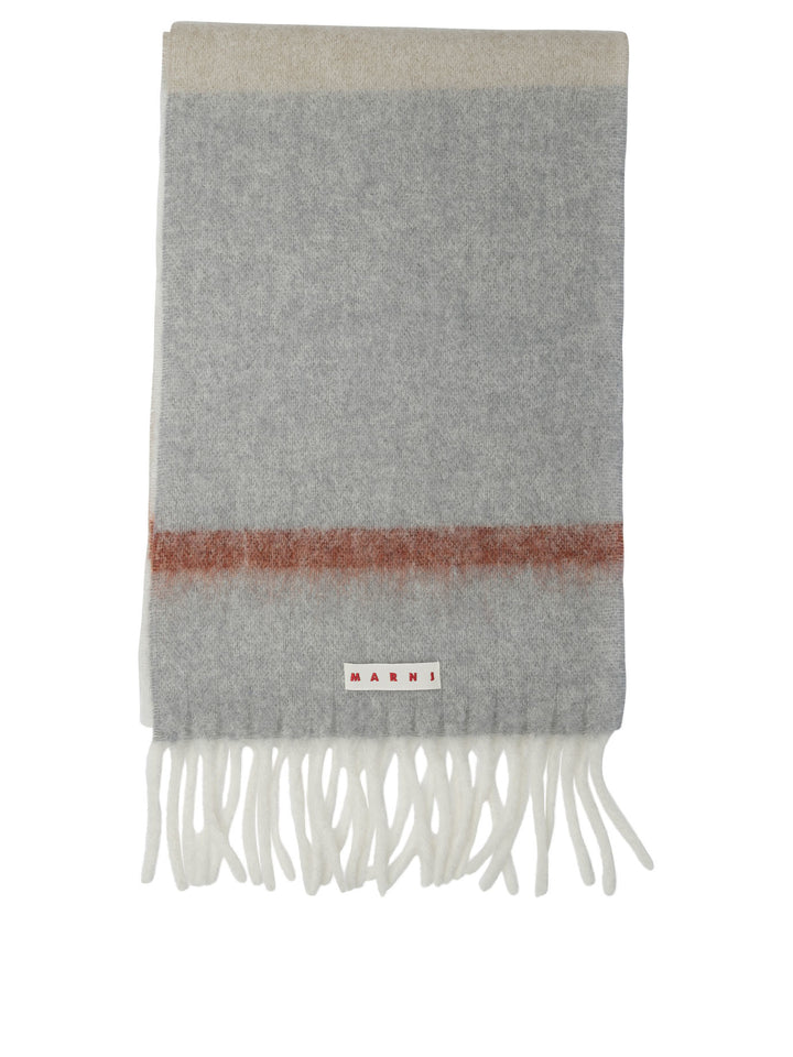 Marni Mohair And Alpaca Scarf Sciarpe & Foulard - Grey | 06c780927127e2976881d286b4bf6a313a898364