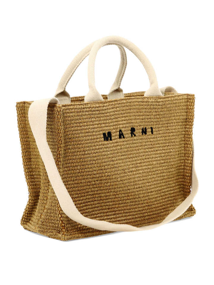 Marni East/West Handbags - Beige | 0cf413ddfe9c1ce28a08a91d211a915113698cd3