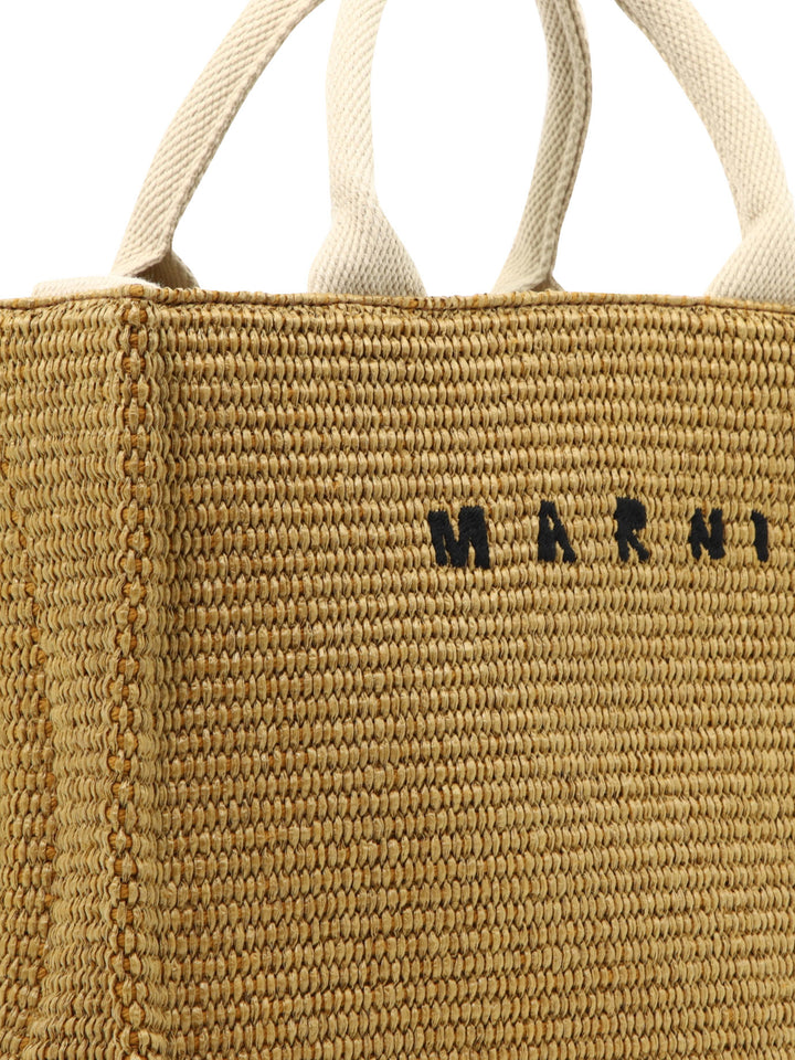 Marni East/West Handbags - Beige | f1a6b667fa32b6294f78e9c529840718d252943d