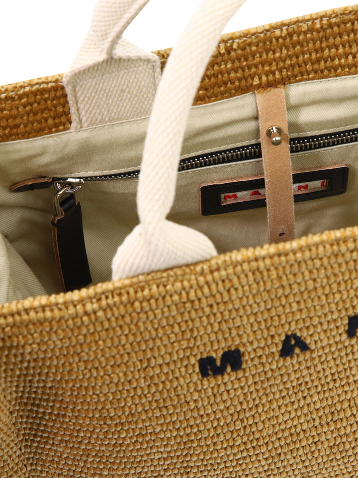 Marni East/West Handbags - Beige | 9774151deca73c3c19641f4f4f648a816796c059