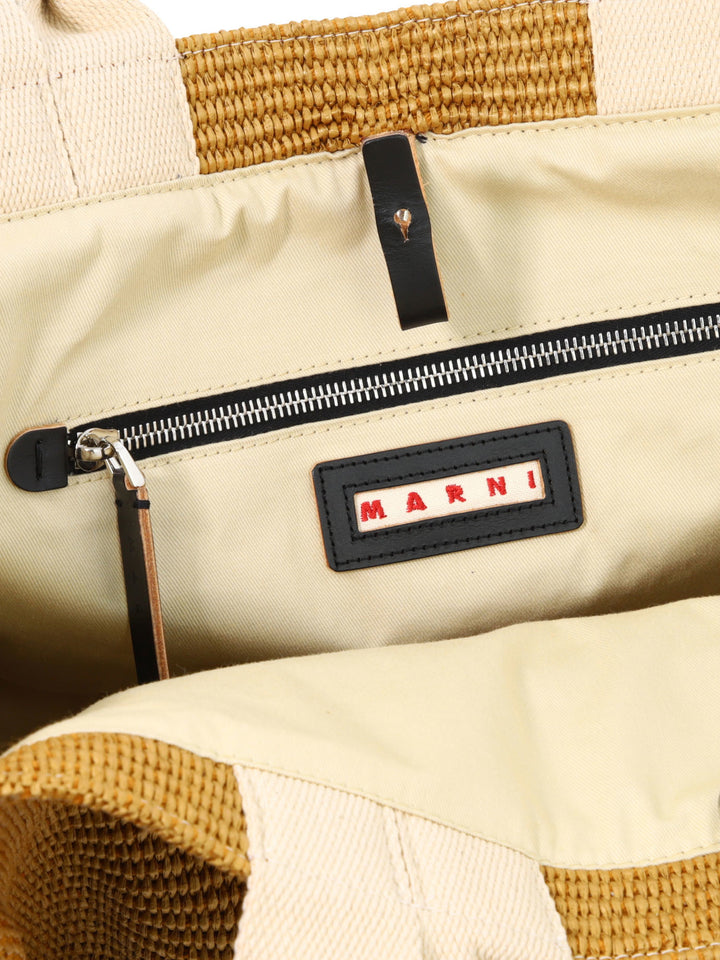 Marni East/West Handbags - Beige | b3c7c38cef36c7af62c9c8e217f3655fb2ab3041
