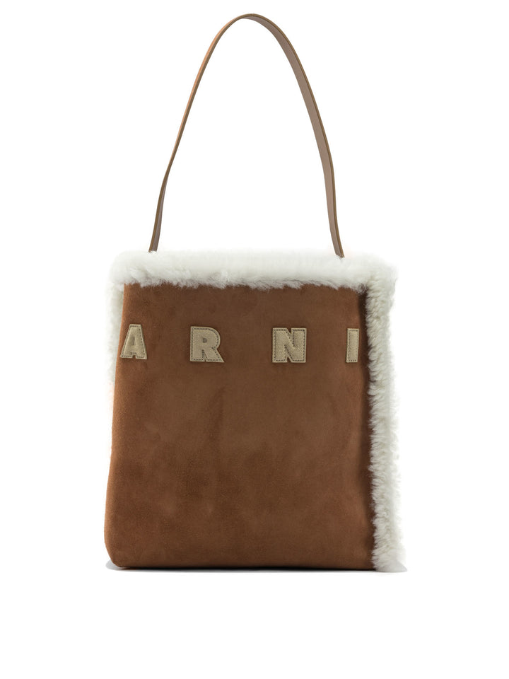 Marni Museum Shoulder Bags - Brown | 2ed15e9cad2677626fa806f737eb46f7f95de112