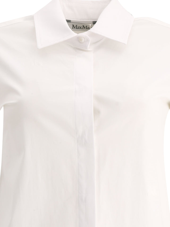Max Mara Cotton Shirt Shirts - White | aa145aaa301bf66d9dc5ed4f594d59b181ff3b45