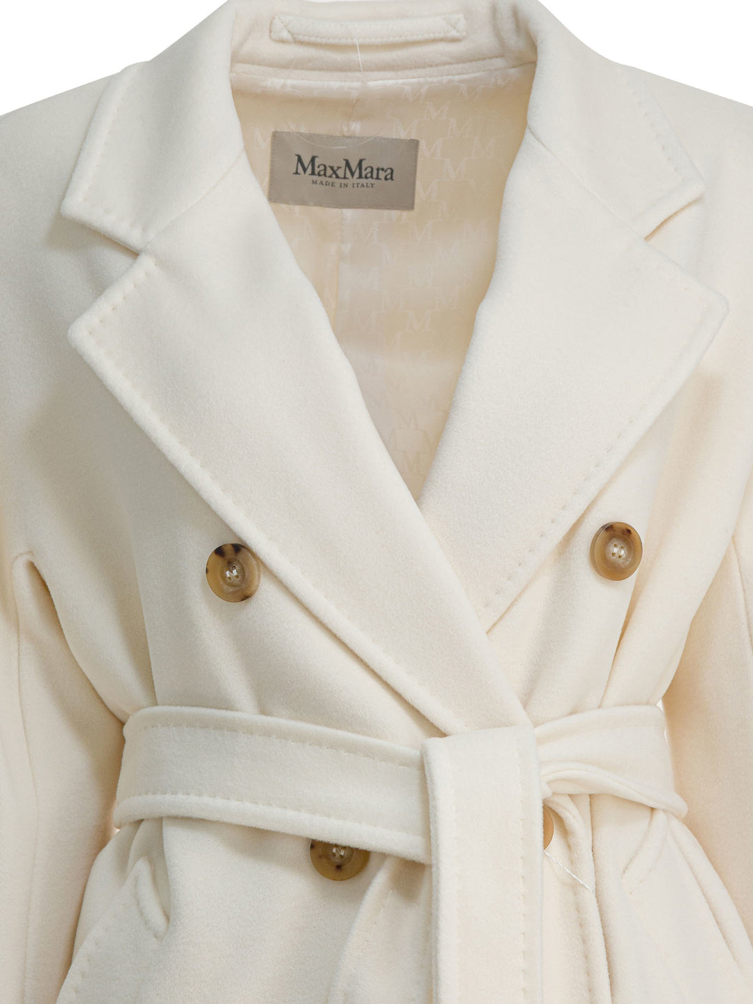 Max Mara 101801 Jackets and Coats - White | 10533d43c0526ed108acf544bd8dc35e357acee9