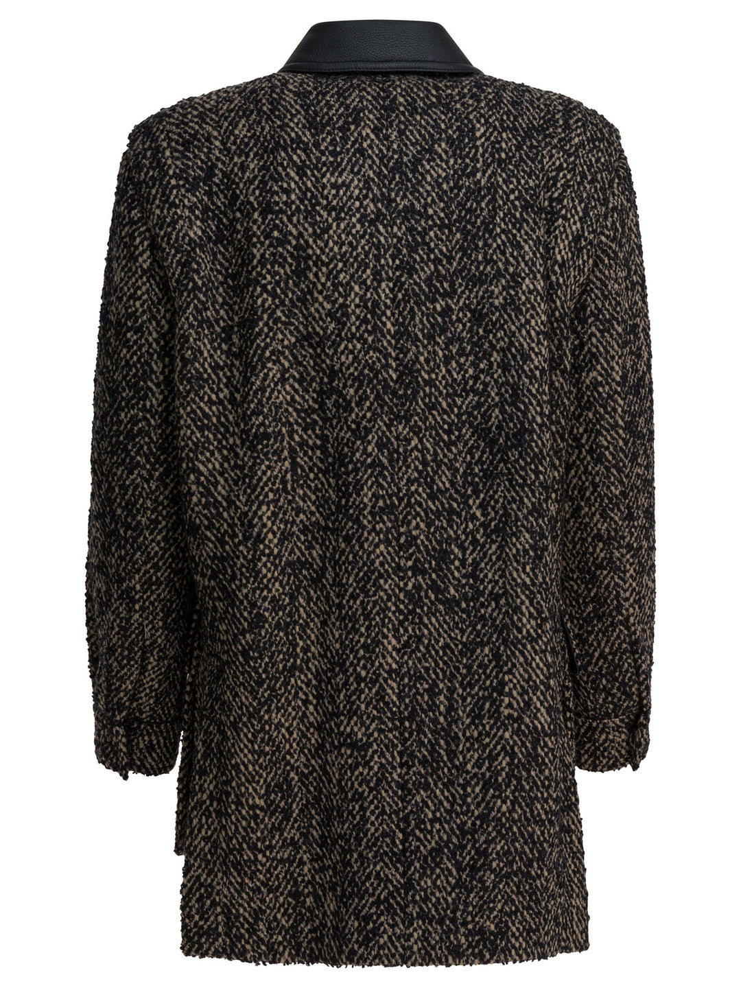 Max Mara Tweed Wool Coat Jackets and Coats - Brown | 29f7e615ded3b55e704c01cbed903c419075b840