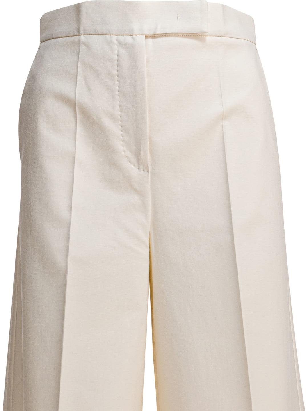 Max Mara Wide Leg Trousers - White | 8622ba358538b956b1dcd0060f0b593d0c66c61e