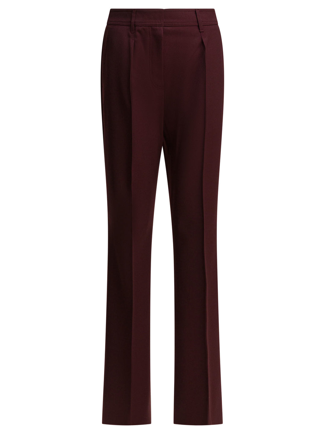 Max Mara Wool Pants Trousers - Red | 5fac2770fc4f523dd80fa41e61025ce53e9b1711