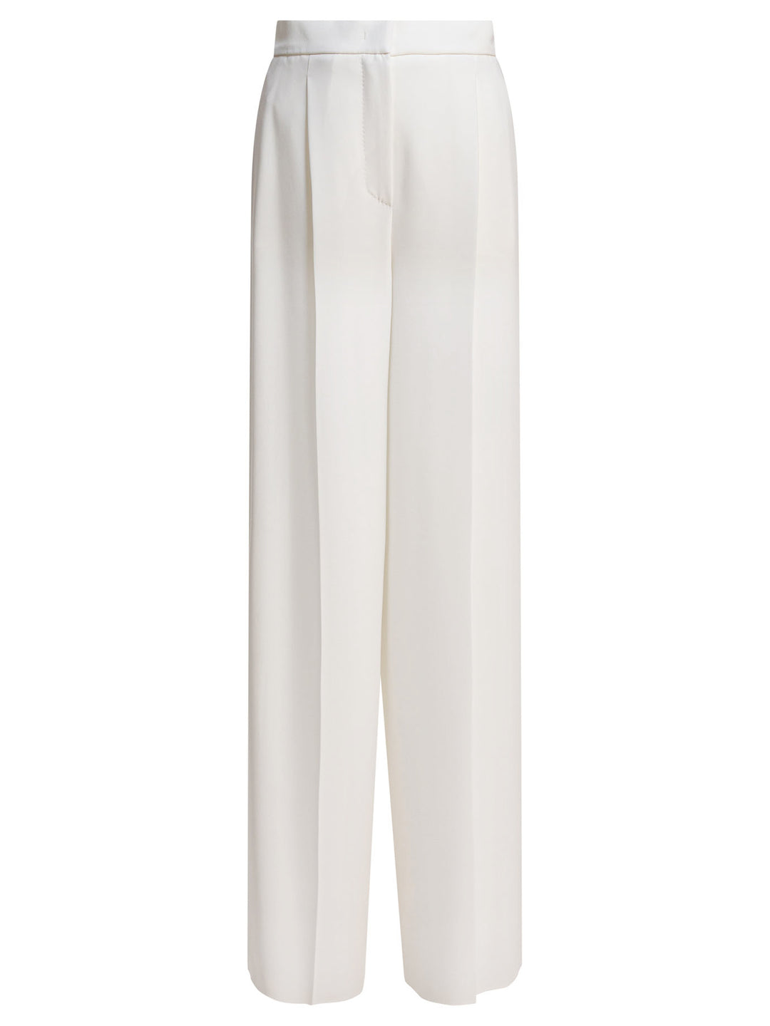 Max Mara Wide Cady Trousers - White | 788b7e0ccd634926e7320c57545daf1ec75b07f2