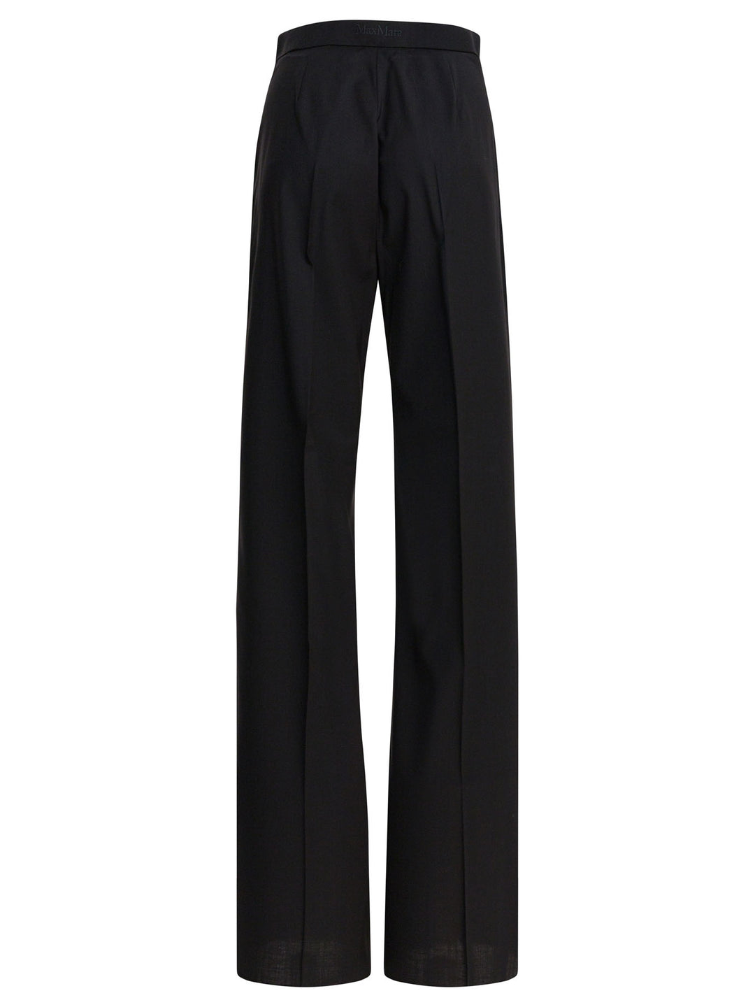 Max Mara Light Wool Straight Trousers - Black | c7df5b6157574ae875a36e72a99a018281d330cb