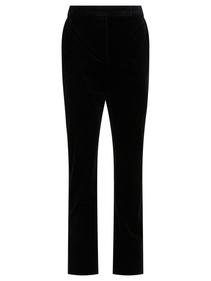 Max Mara Velvet Pants Trousers - Black | 3b6f97a345af92a4dfcfc944ac41f3e3736c3fb3
