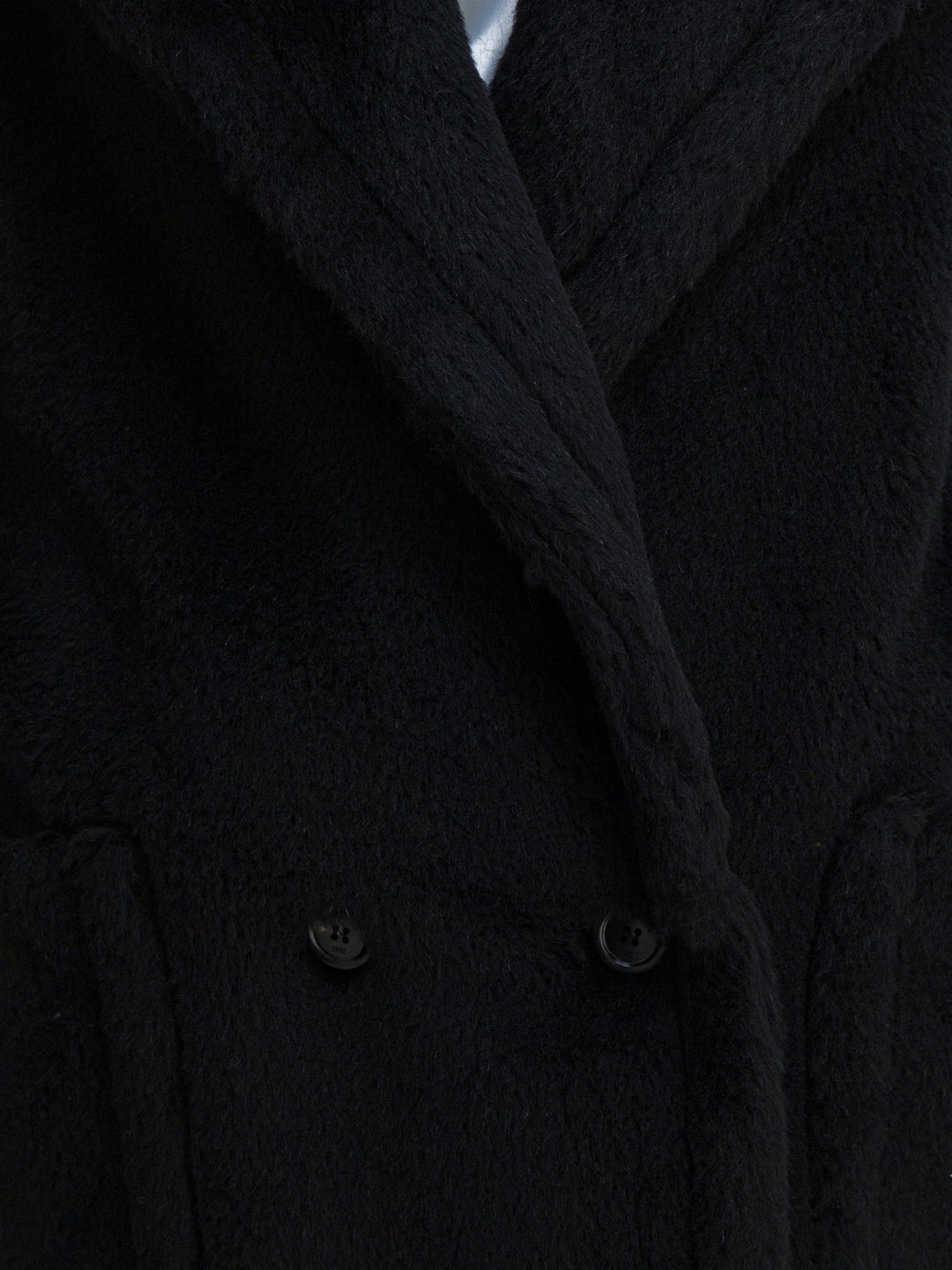 Max Mara Sleeveless Teddy Jacket In Alpaca And Wool Jackets and Coats - Black | 5a02c4818b26ce43731fb10c52319fd8e5c59076