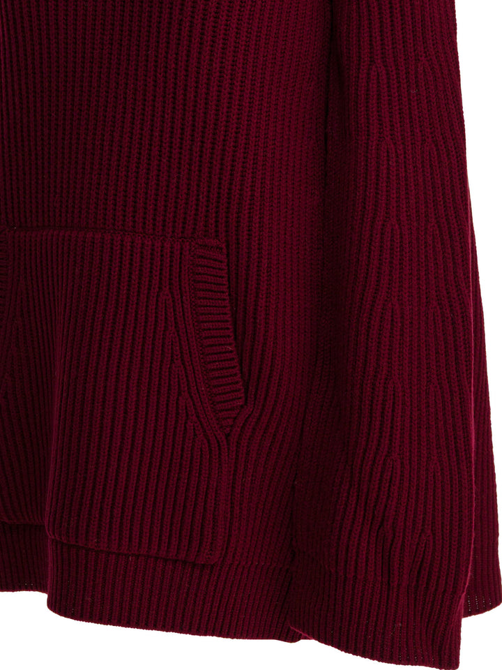 Max Mara Wool And Cashmere Cape Dress Dresses - Bordeaux | ccd7df9fcba06c202a9d1a98fc2bd591fc80abc9