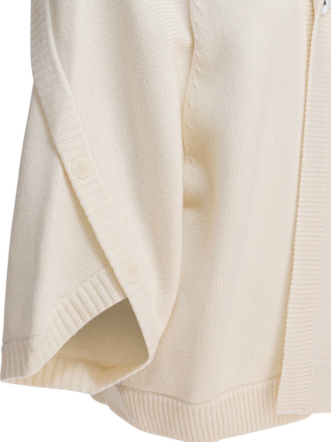 Max Mara Wool And Cashmere Cardigan Knitwear - White | efbade2d9865418af6842e6222f9fdd59bc20a44