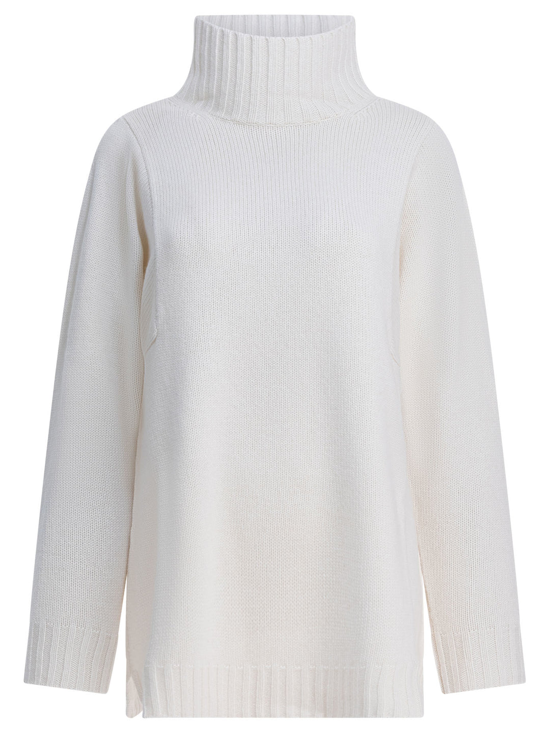 Max Mara Cashmere Turtleneck Sweater Knitwear - White | c6e521f334156bdc54eb615e85e58e4dc5090c87