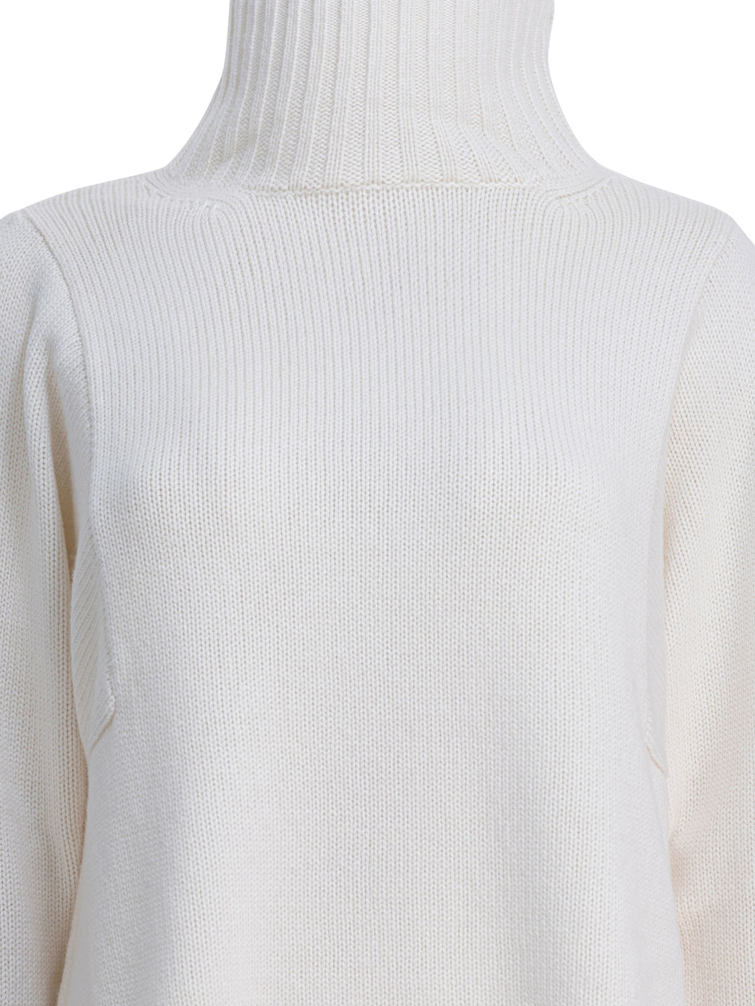 Max Mara Cashmere Turtleneck Sweater Knitwear - White | 7c9e1208505471e0a96f3c4260c90c67325fdd10