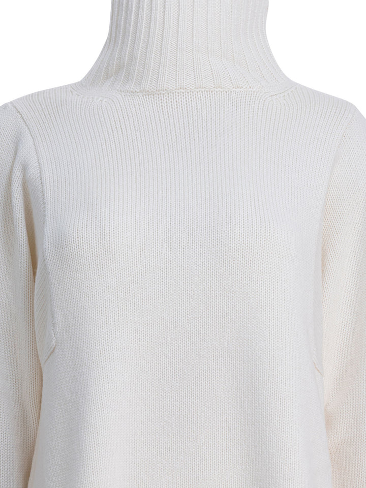Max Mara Cashmere Turtleneck Sweater Knitwear - White | 7c9e1208505471e0a96f3c4260c90c67325fdd10