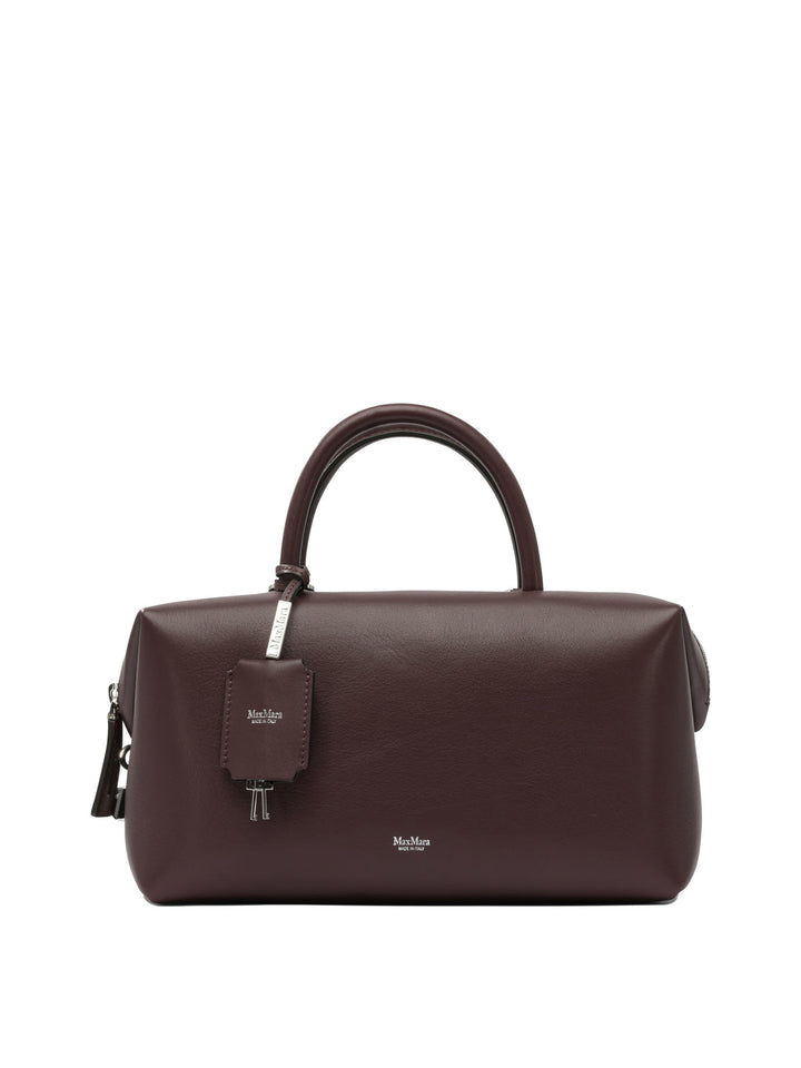 Max Mara Satchel Handbag Handbags - Bordeaux | 9de5d59d3a3bc80c439e17fde706d89fb2372f31