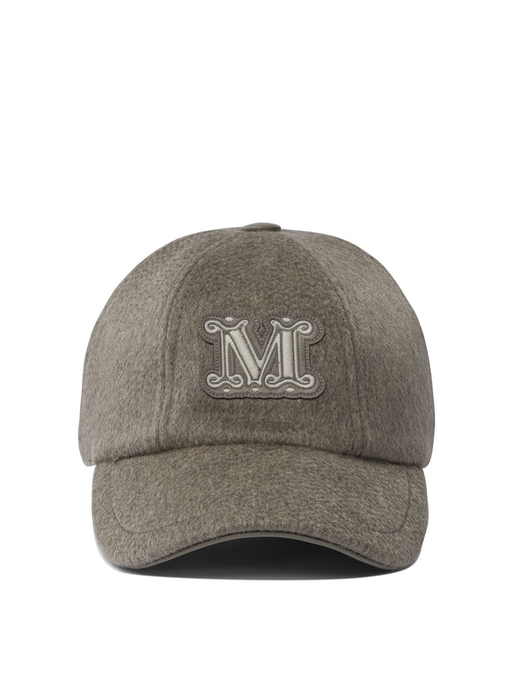 Max Mara Cashmere Trucker Hat Hats - Grey | ea8ae7ae602356facff267a4808a555280fb6108