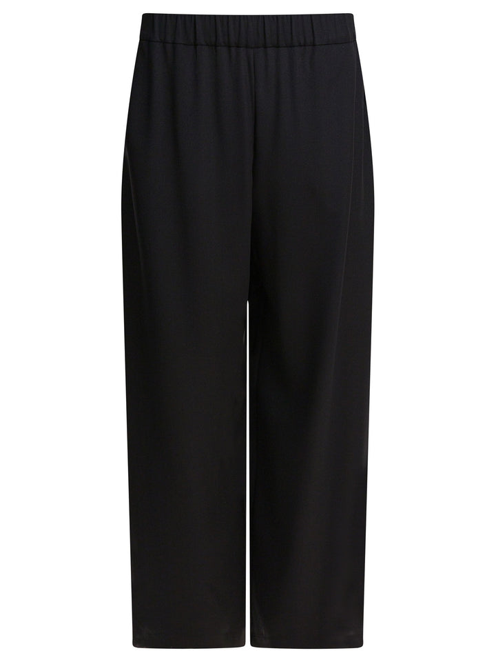 Max Mara Pure  Trousers - Black | d6820d55e75ccbe577873ae4c439481f5c96eace