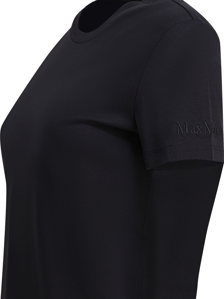 Max Mara Pure Short-Sleeved Cotton T-Shirt T-shirts - Black | a4b506c3847800a2f94e4b5e9fdb917d3a1d9988