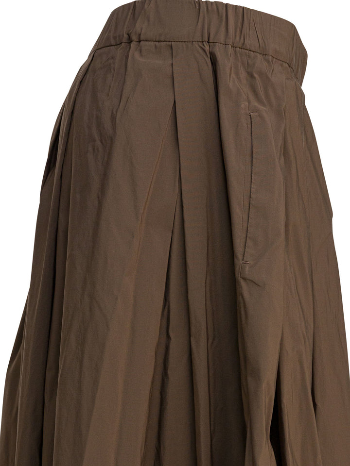 Max Mara S Long Flared Skirt Skirts - Brown | 592d949db25ea15b7977a701f923602b7e5d342f