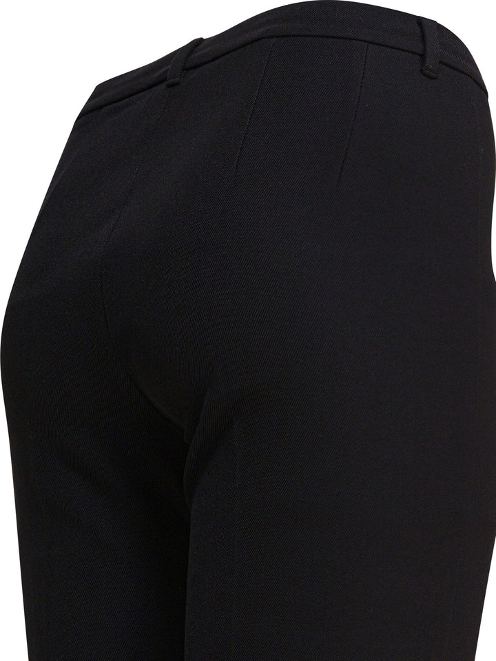 Max Mara S Stretch Cotton Blend Pants Trousers - Black | c287477cb52962831deb57c0bdd3b488c3045c0d