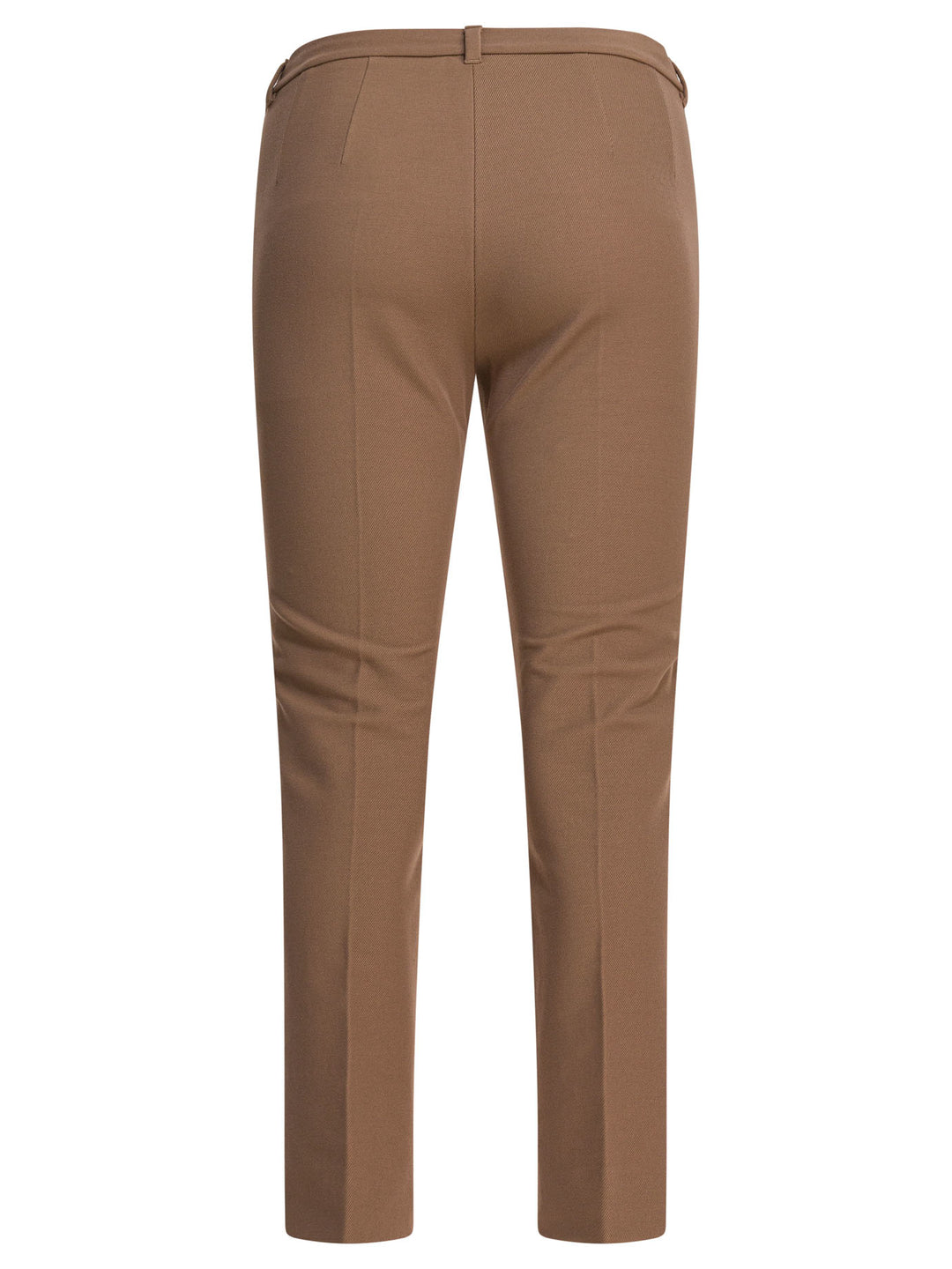 Max Mara S Stretch Cotton Blend Pants Trousers - Brown | 0cc230ee493f94d11f89dfc8144a0d46e7ce46a3