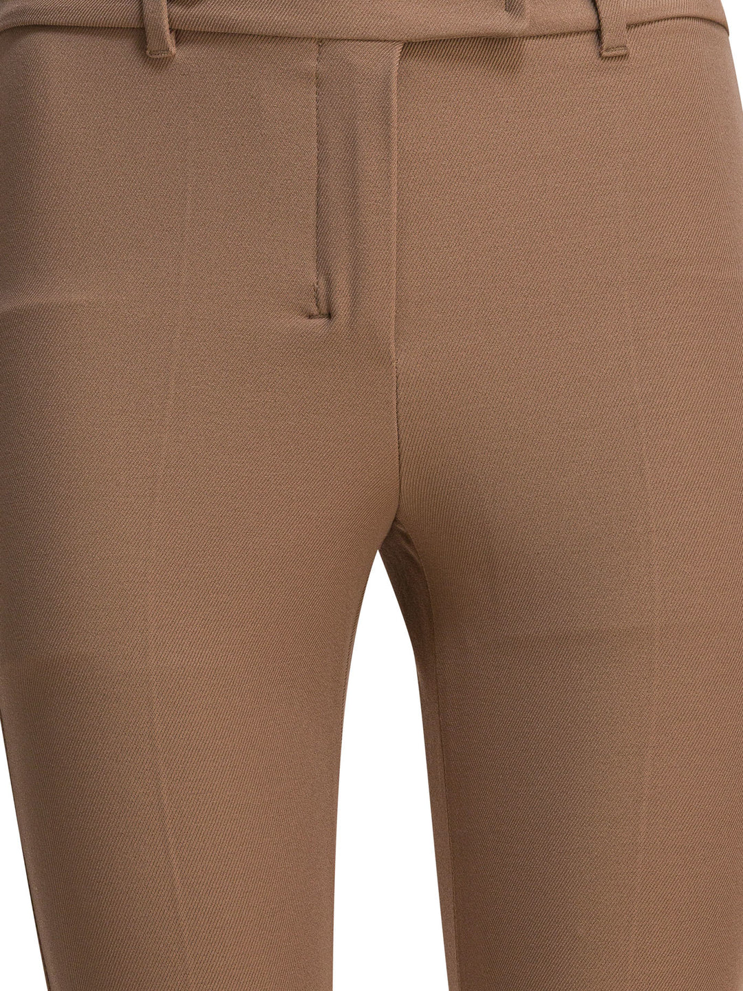 Max Mara S Stretch Cotton Blend Pants Trousers - Brown | 923fad70a731f14bc3c45fe6998a2616c6244390
