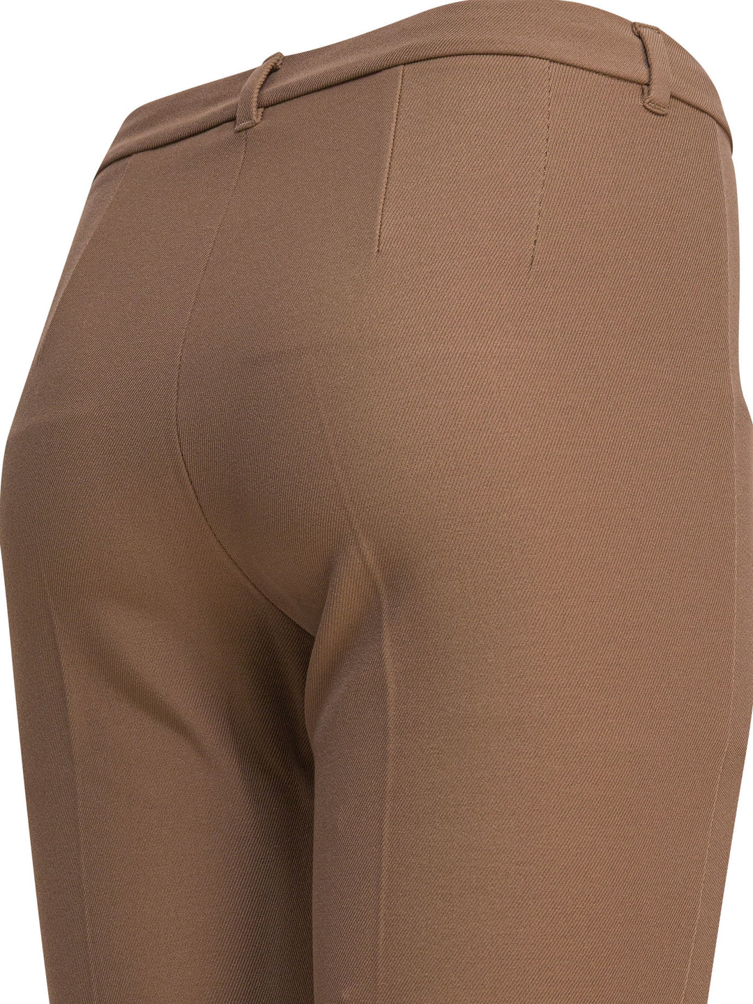 Max Mara S Stretch Cotton Blend Pants Trousers - Brown | 70af0fea00f3c5a726830e26a13cde30afee530e