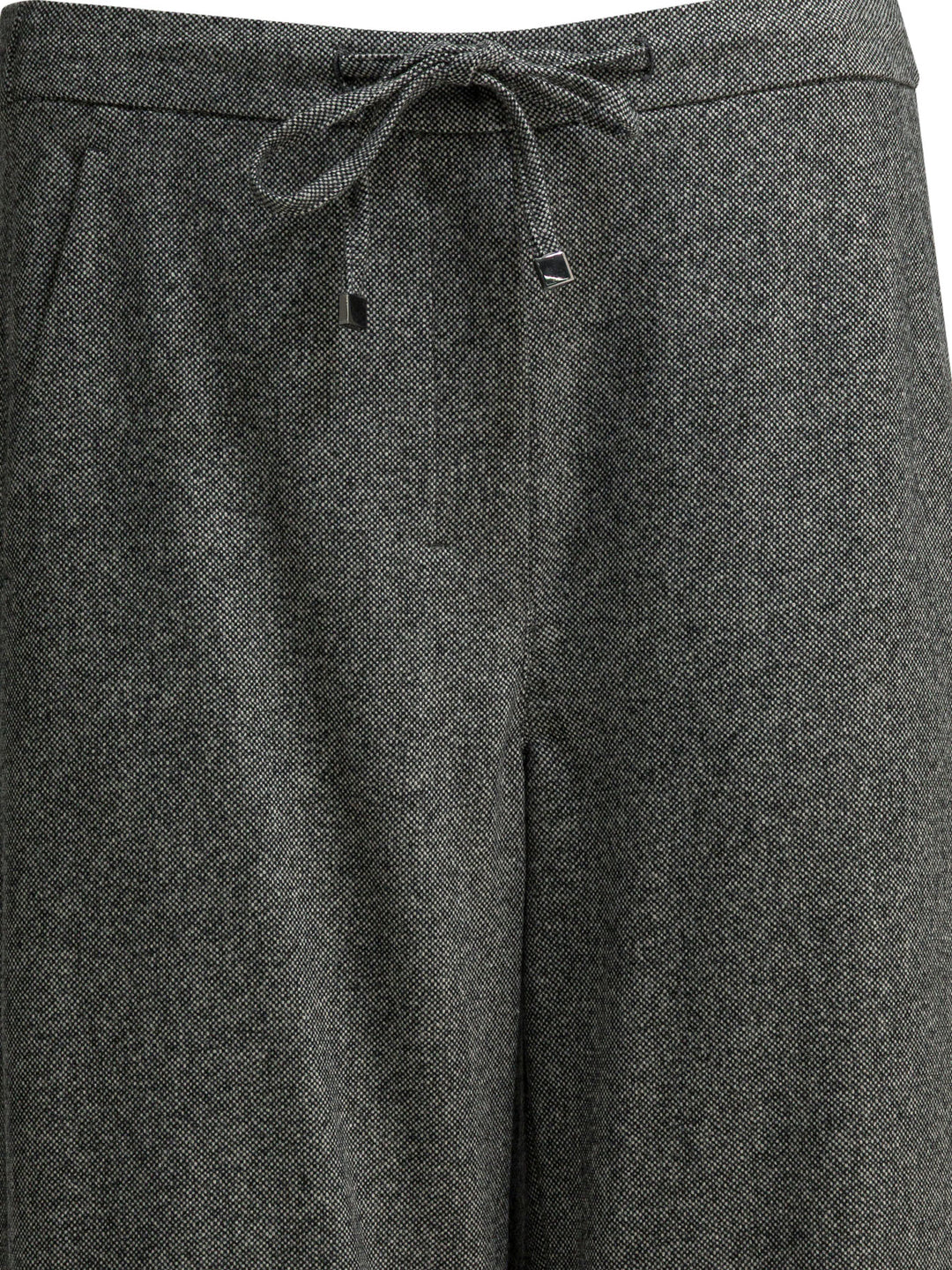 Max Mara S Wide Wool And Cashmere Pants Trousers - Grey | 009d8f725c9976fa88d0a0b70e35d309186173de