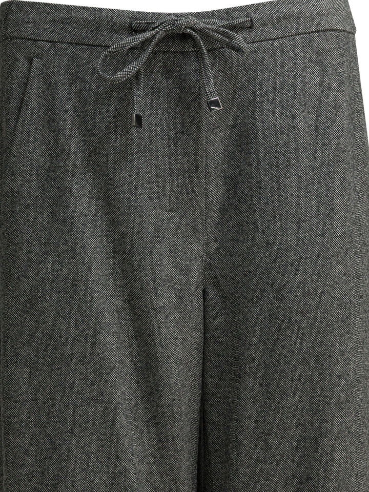 Max Mara S Wide Wool And Cashmere Pants Trousers - Grey | 009d8f725c9976fa88d0a0b70e35d309186173de