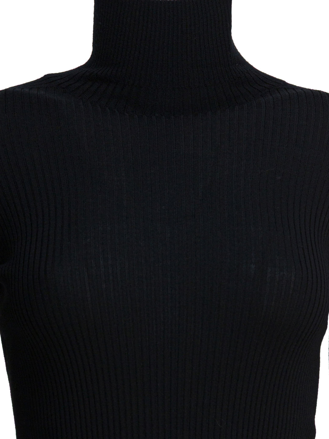 Max Mara Sportmax Virgin Wool Turtleneck Knitwear - Black | f7b10ff14d680152be1a6db66f13e76e8343a9f2